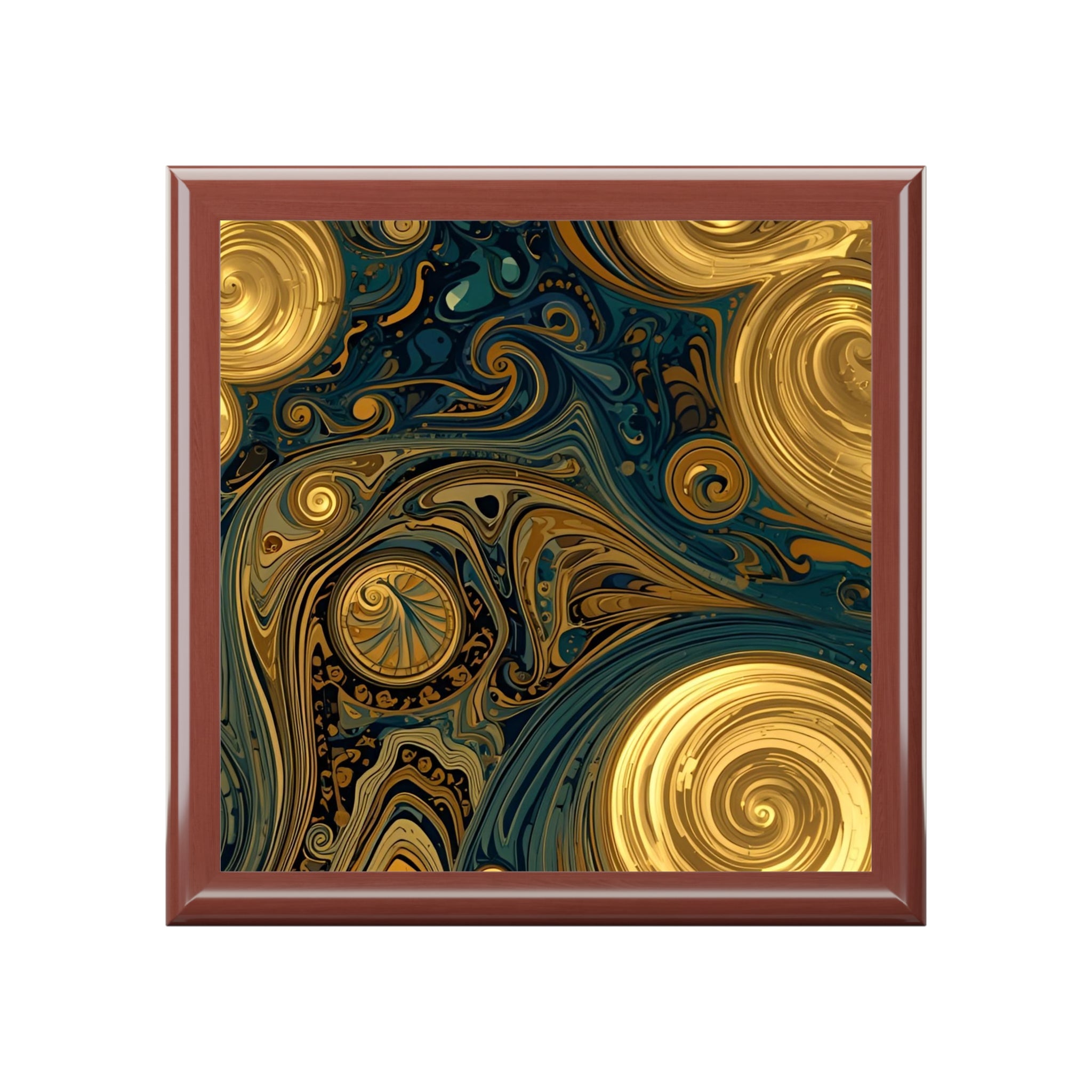 Elegant Swirl Jewel Box Organizer Gift For Her Home Decor - Rosetta Creative Boutique