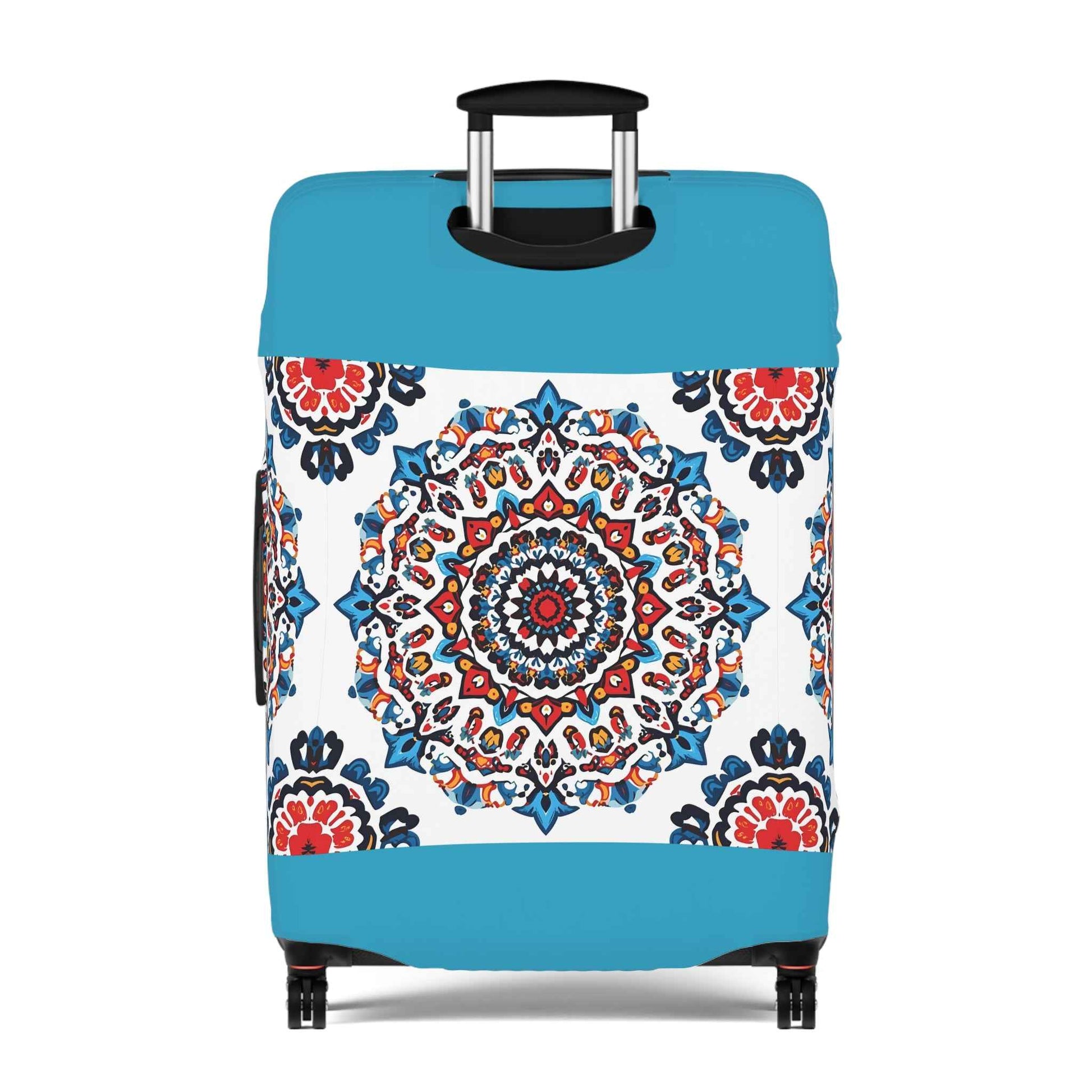 Colorful Mandala Luggage Cover - Travel in Style