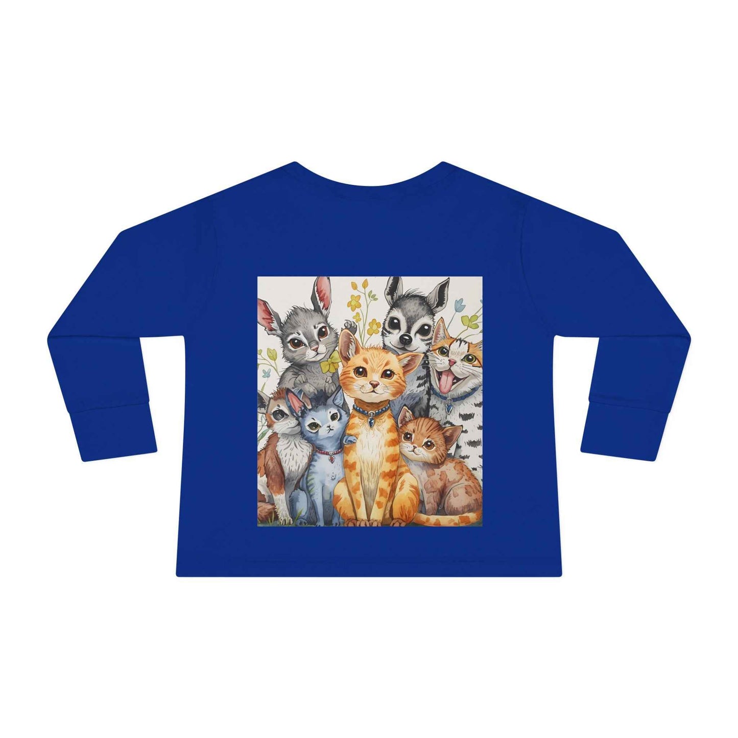 Adorable Animal Friends Toddler Long Sleeve Tee