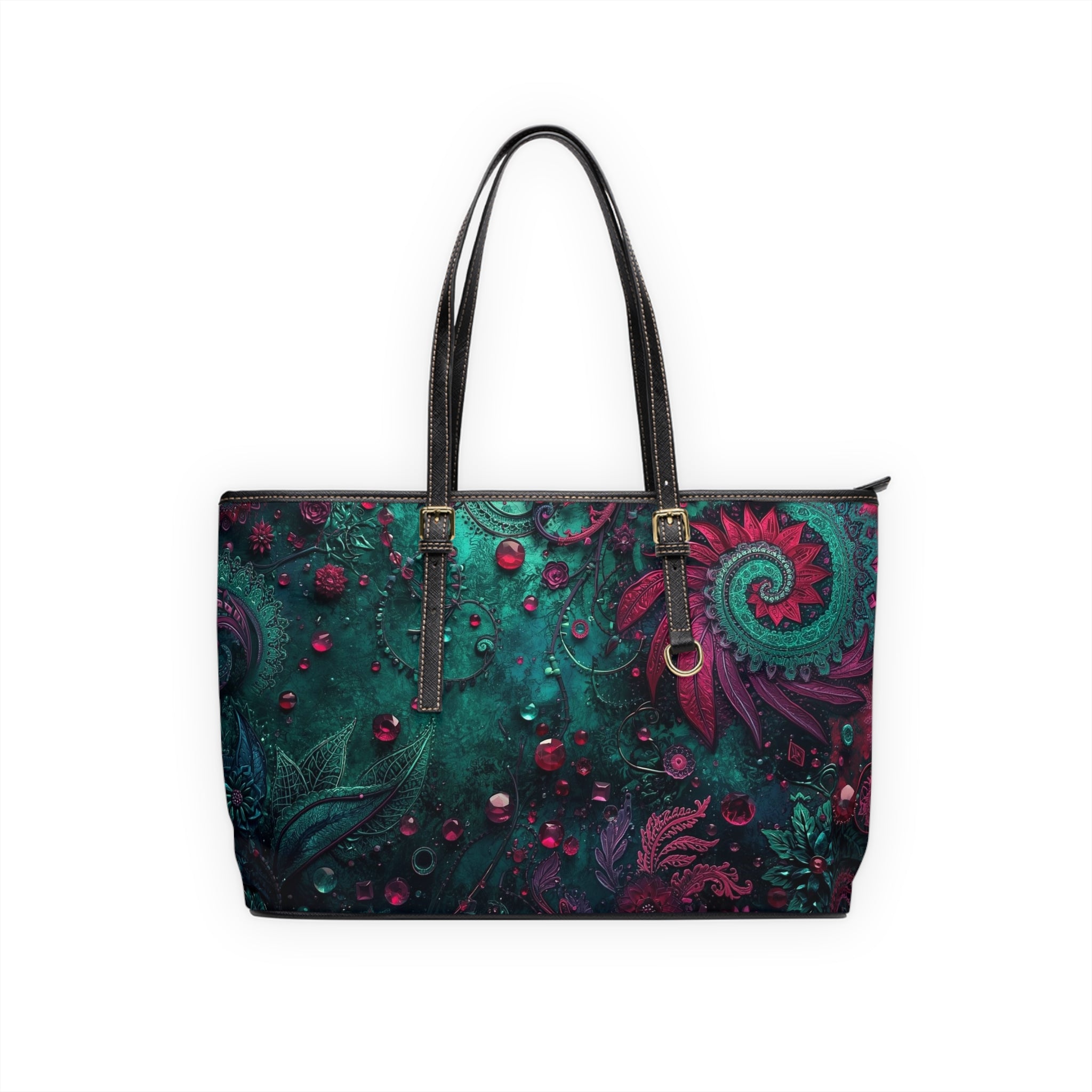 Boho Chic PU Leather Shoulder Bag Stylish Everyday Tote - Rosetta Creative Boutique