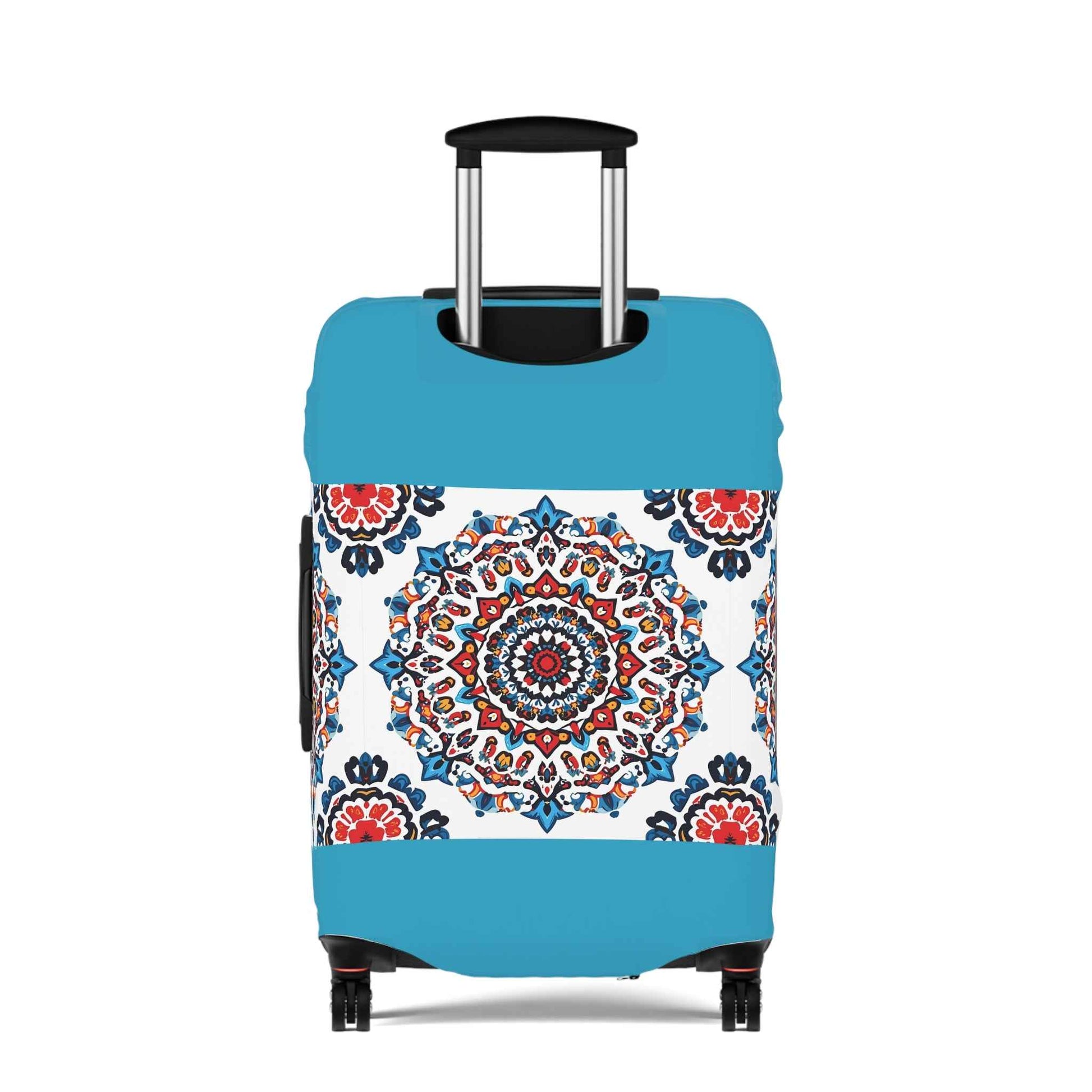 Colorful Mandala Luggage Cover - Travel in Style