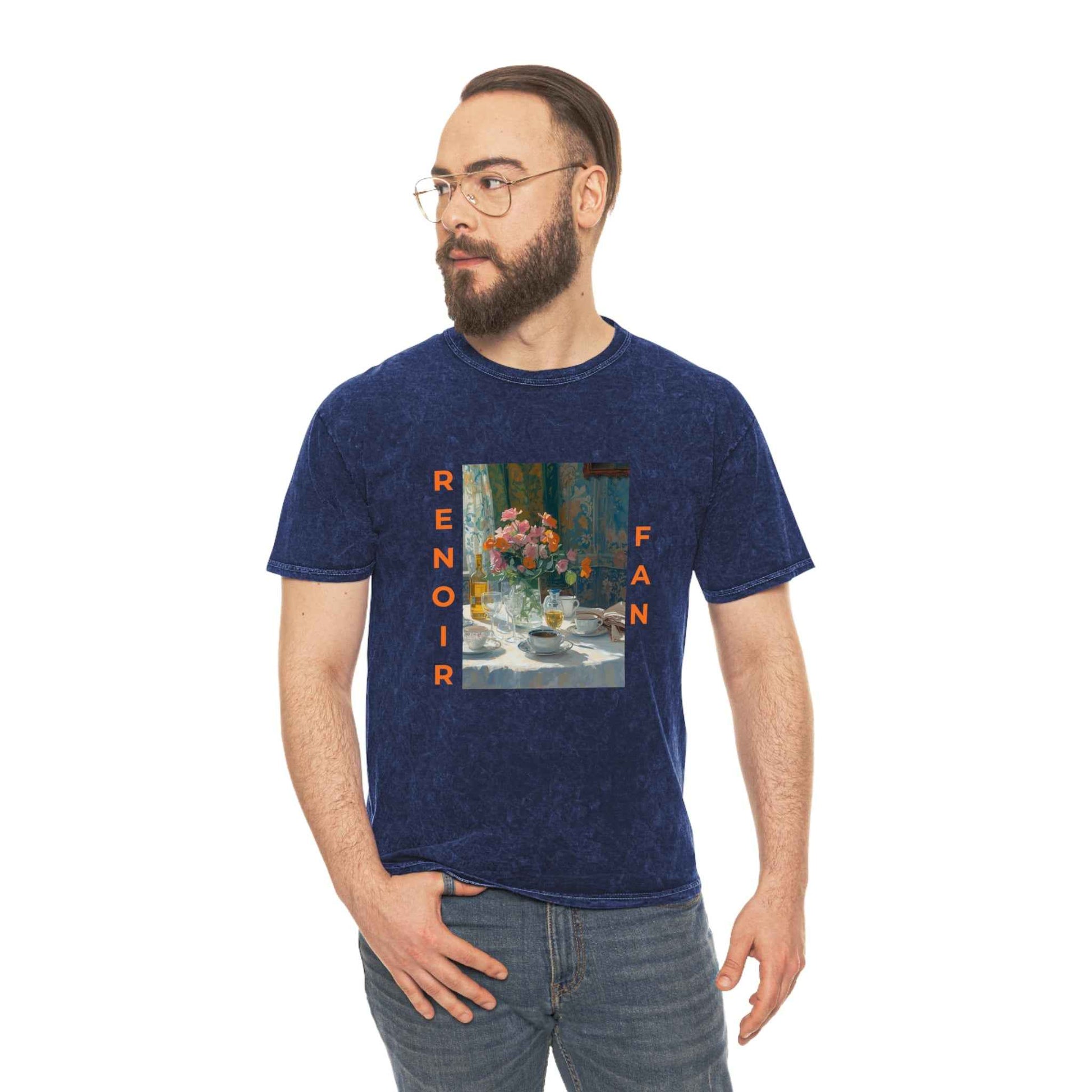 Renoir Floral Still Life Tee Vintage Mineral Wash Cotton