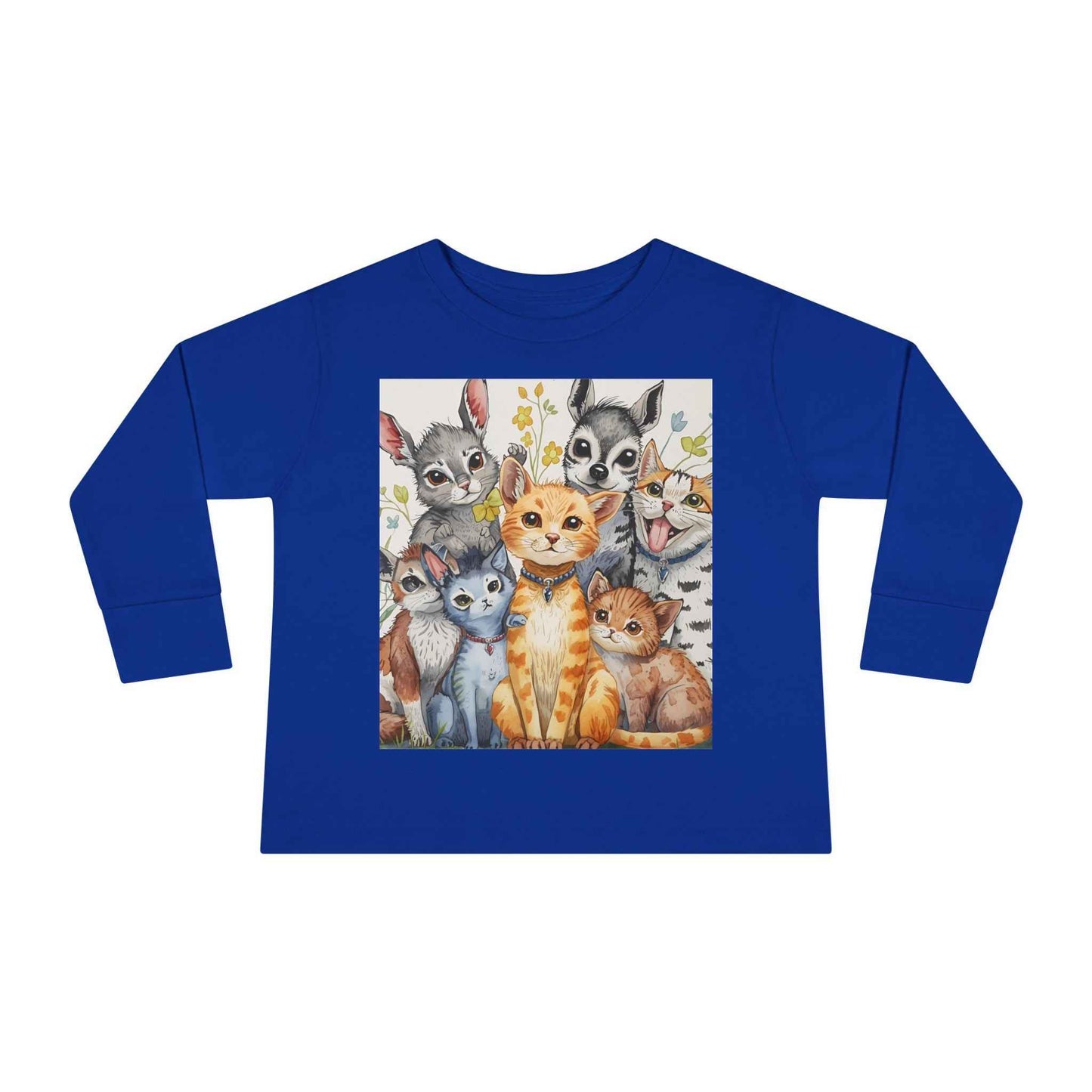 Adorable Animal Friends Toddler Long Sleeve Tee