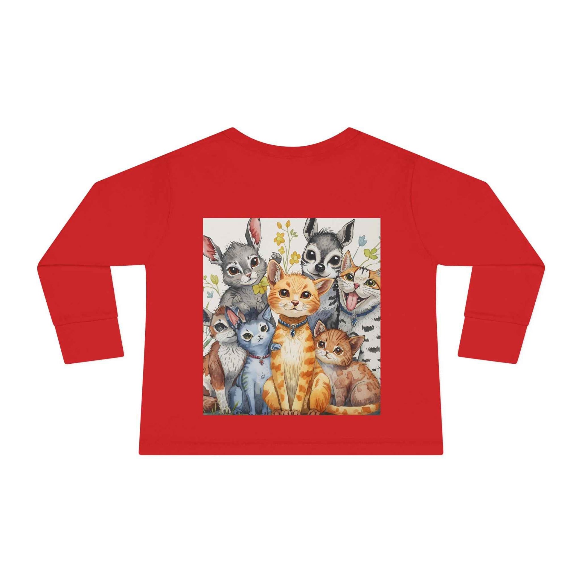 Adorable Animal Friends Toddler Long Sleeve Tee