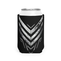 Metallic Shield Can Cooler Sleeve, Stylish Drink Insulator, Perfect Gift for Gamers, Barbecues, Outdoor Parties, Sports Events
