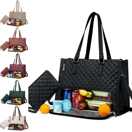 Fashionable Insulated Lunch Tote Bag For Women Crossbody - Rosetta Creative Boutique