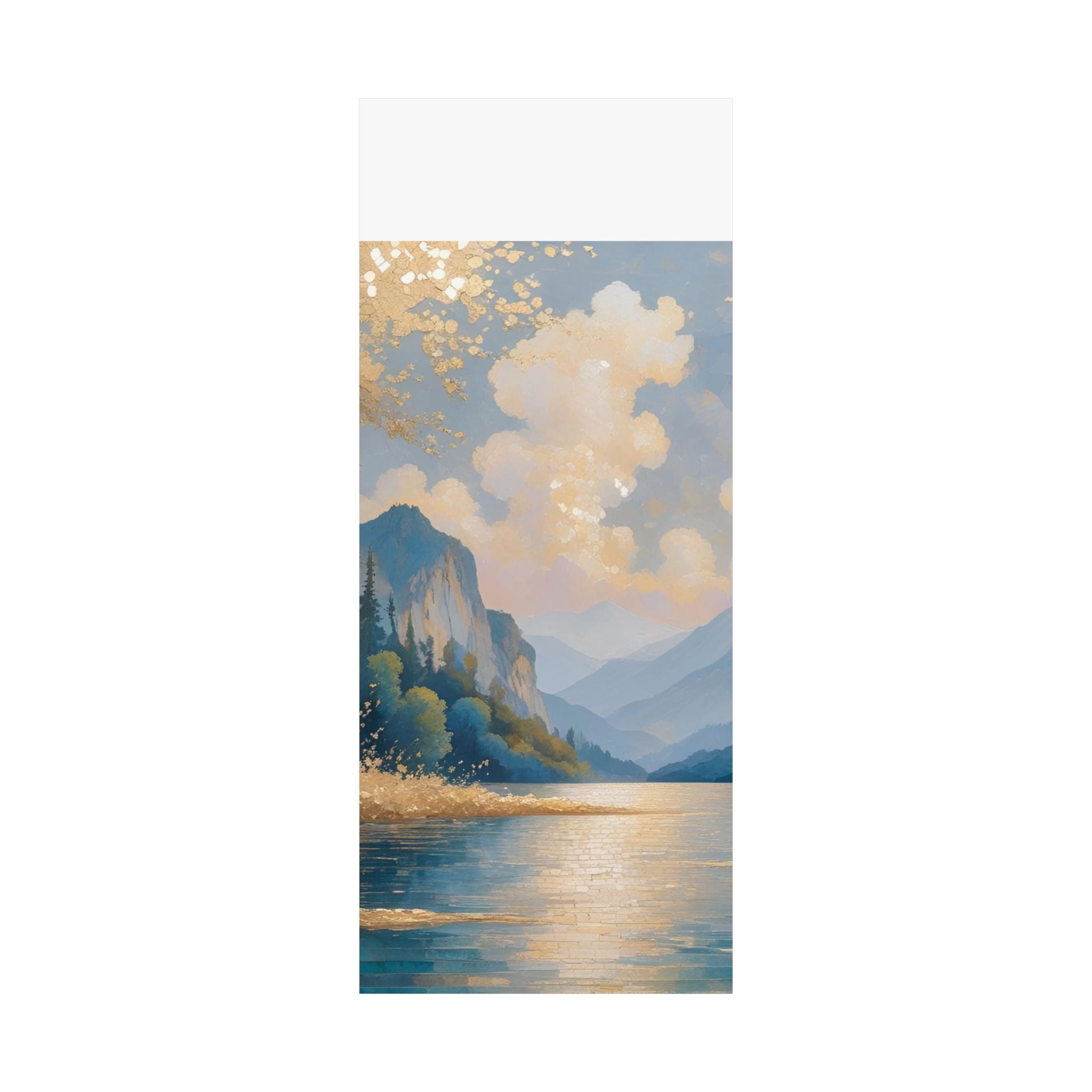 Watercolor Landscape Poster - Serene Satin Wall Art Print for Tranquil Home Decor - Rosetta Creative Boutique