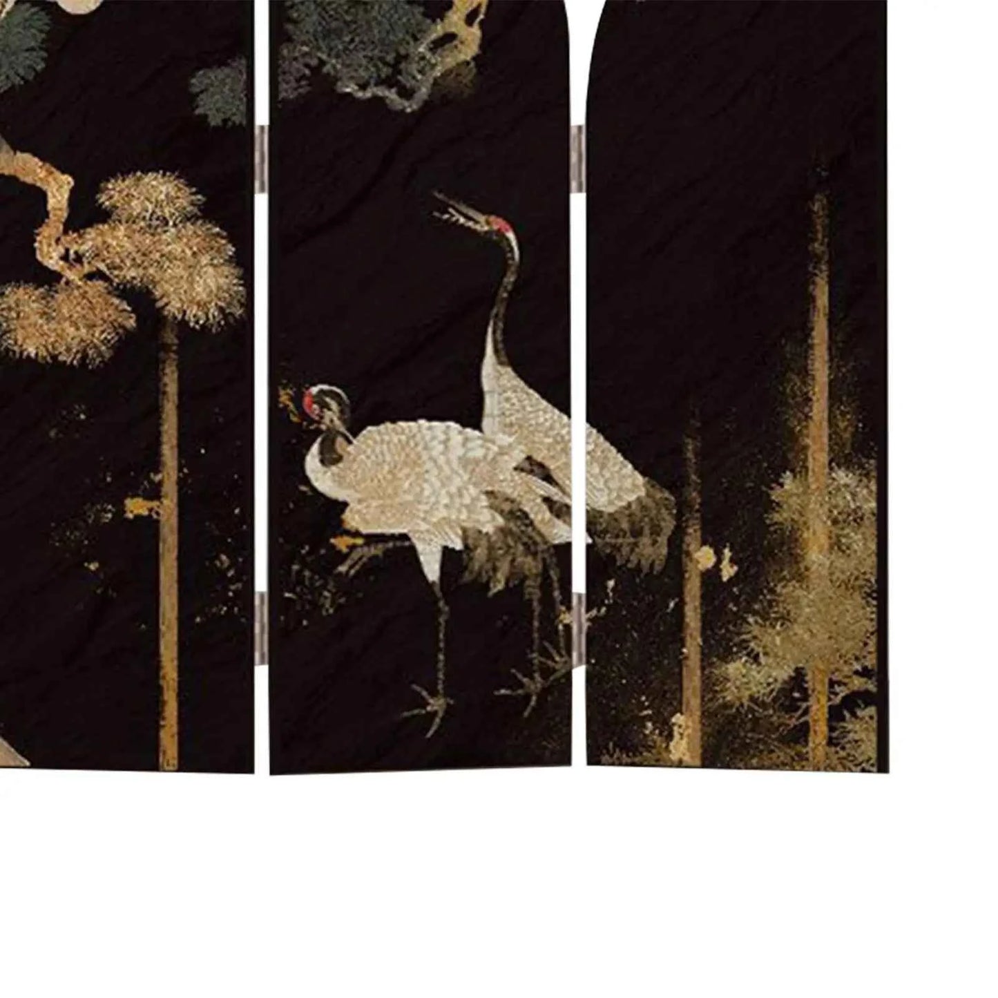 Mini Chinese Folding Screen – Desktop Flower & Bird Room Divider Ornament