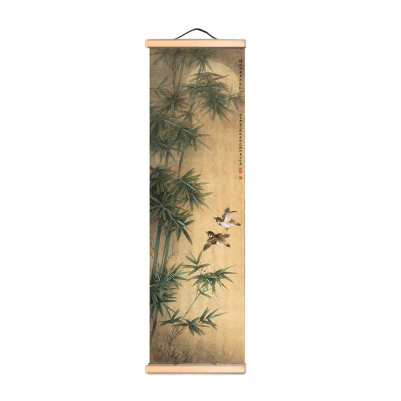 Flowers And Birds Landscape Canvas Wall Art Single Frame 3 Size Options