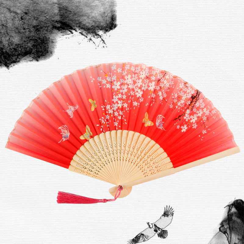 Summer Festival Bundle: Peacock Kimono + Folding Fan