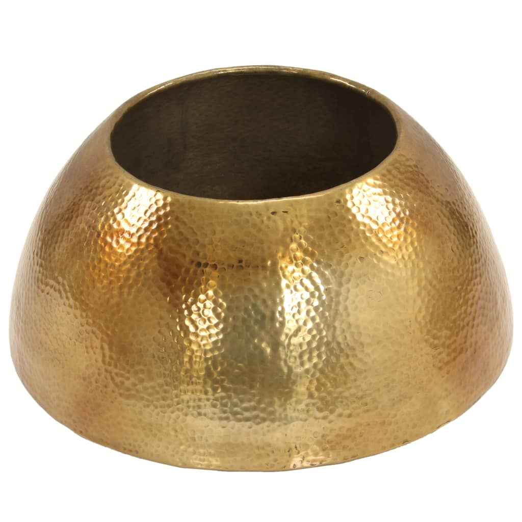 Coffee Table in Hammered Brass