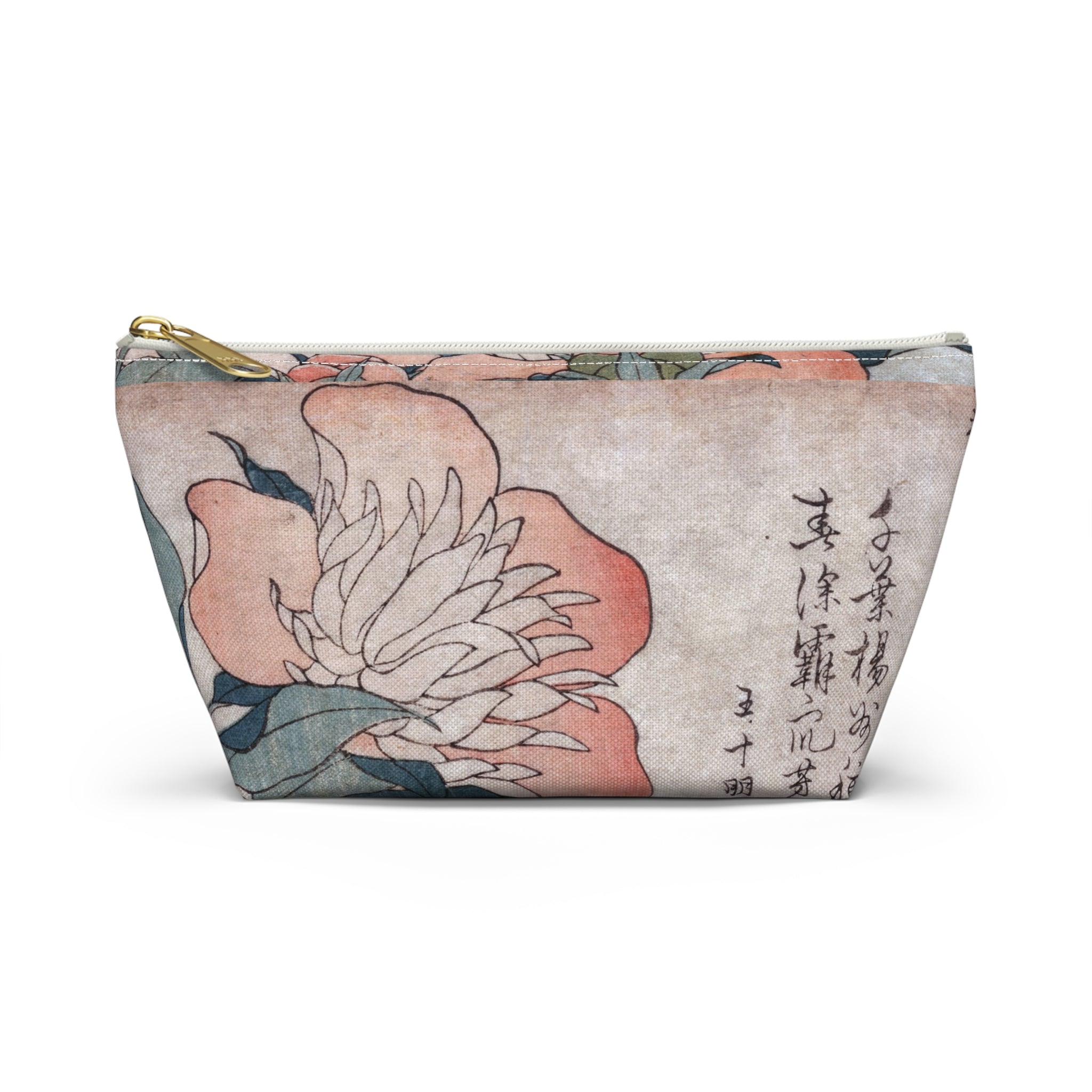 Japanese Floral Accessory Pouch - Vintage Art Makeup Bag, Travel Organizer & Unique Gift for Her - Rosetta Creative Boutique