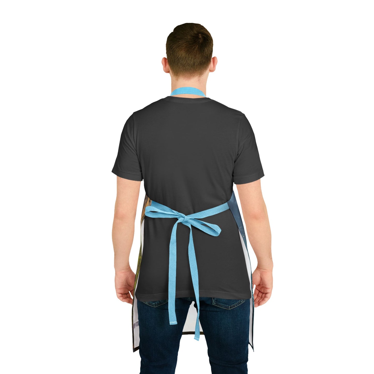 Scenic Italian Lake Apron with 5-Color Straps, Kitchen Gift for Chefs, Cooking Apron, Unique Gift for Foodies, Summer BBQ Essential, [...]