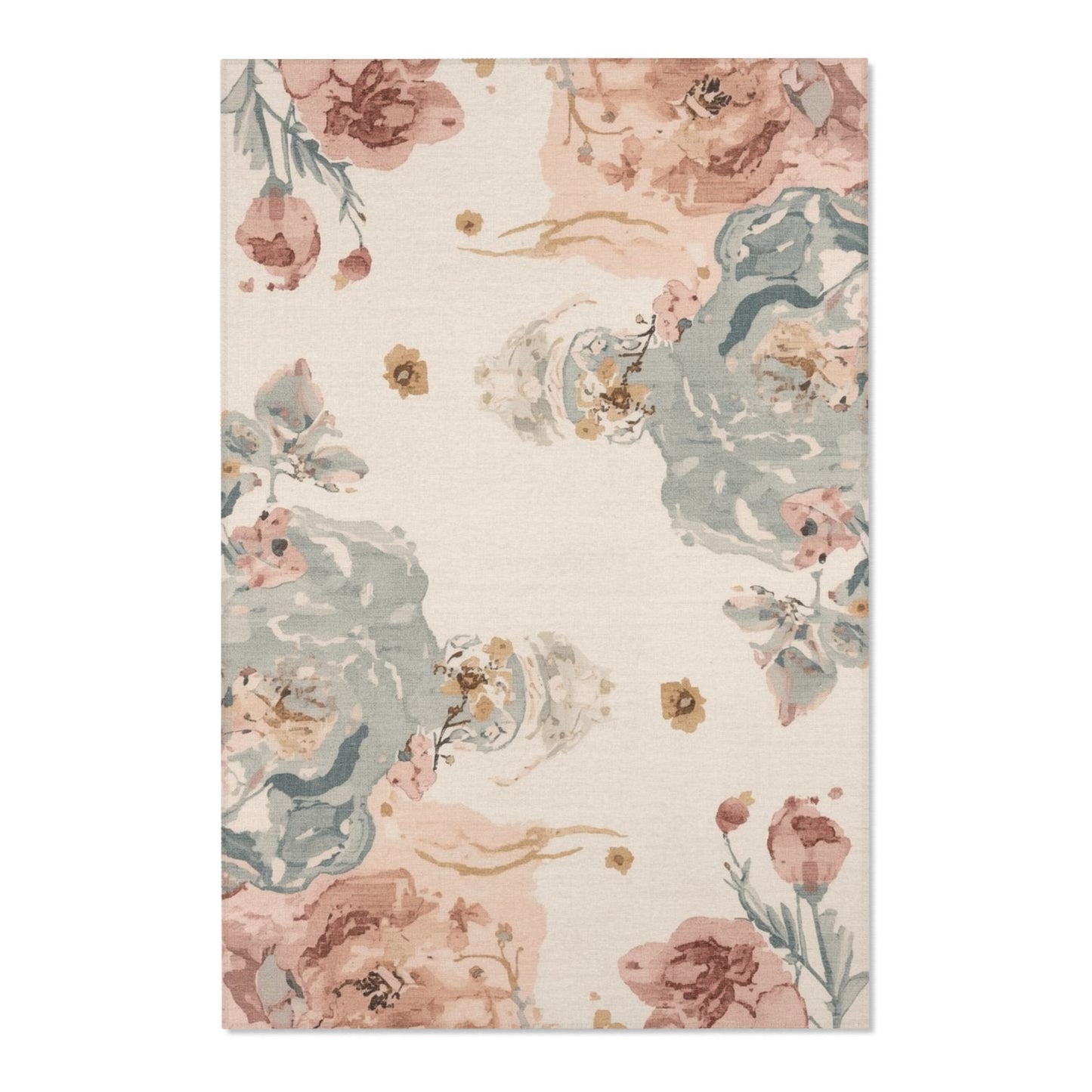 Floral Boho Area Rug for Living Room Home Decor Soft Comfort - Rosetta Creative Boutique