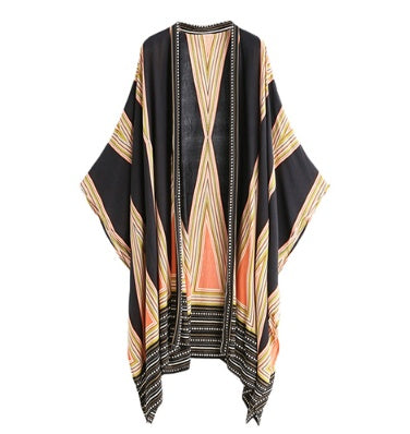 flowy boho kimono cardigan for summer travel and vacation