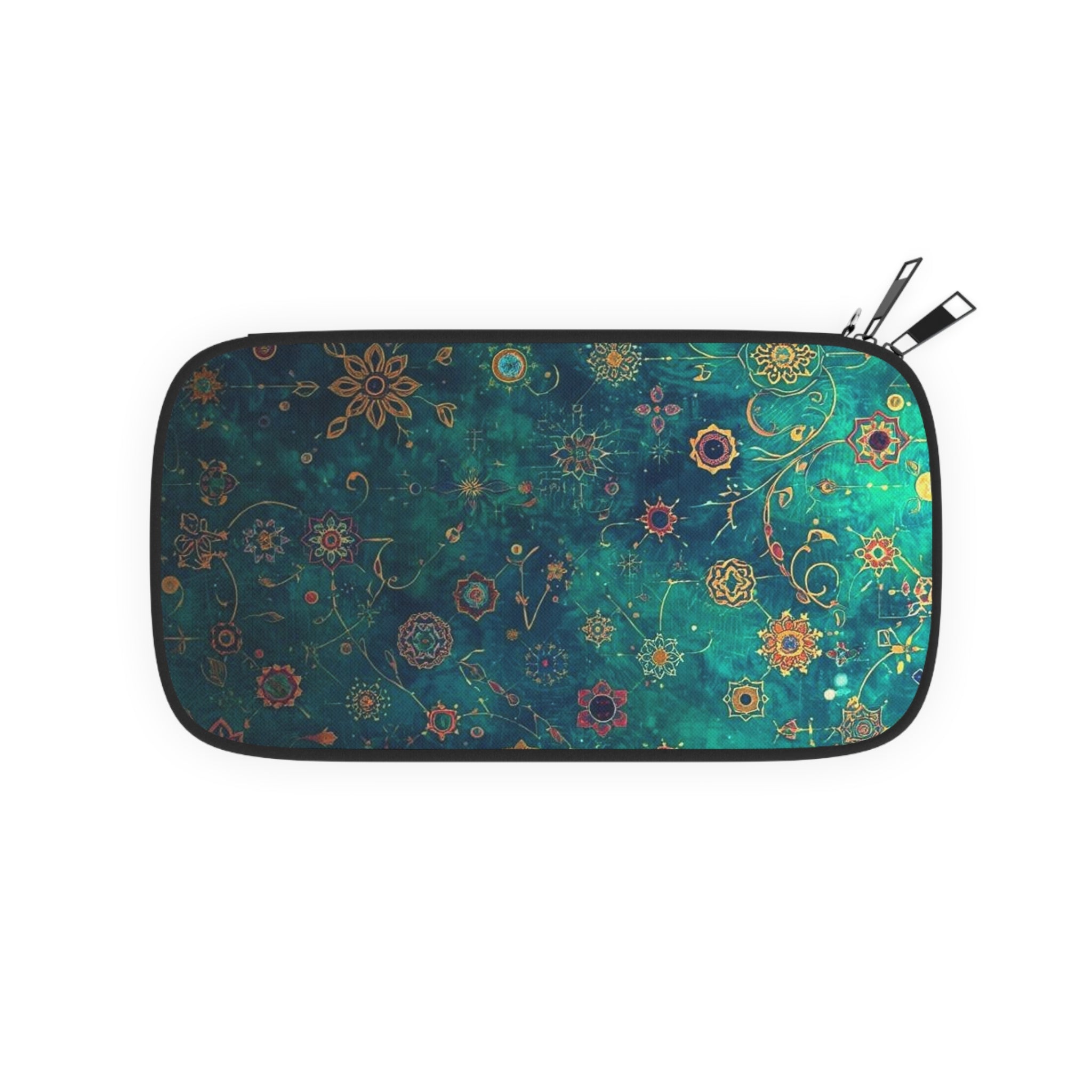Whimsical Floral Passport Wallet, Travel Organizer, Gift for Travelers, Bohemian Style Travel Wallet, Holiday Travel Accessory, Floral [...] - Rosetta Creative Boutique