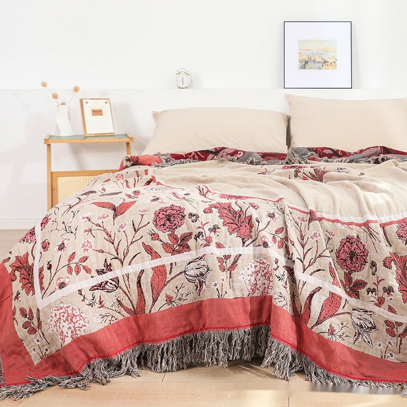 Towel Blanket Cotton Double Air Conditioner Summer Blanket