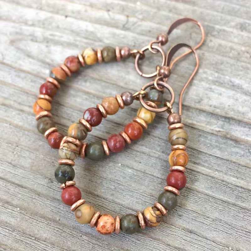 Bohemian Retro Creative Beaded Earrings