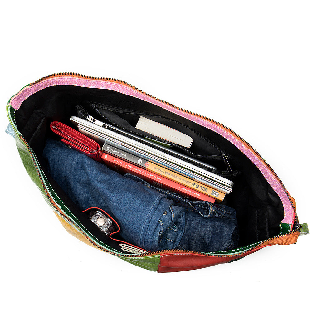 Beautiful Cowhide Leather Travel Bag