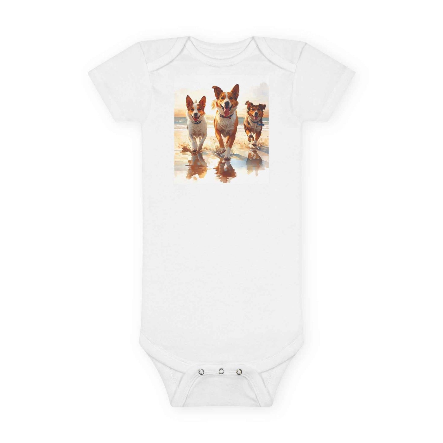 Corgi Pals Organic Baby Bodysuit