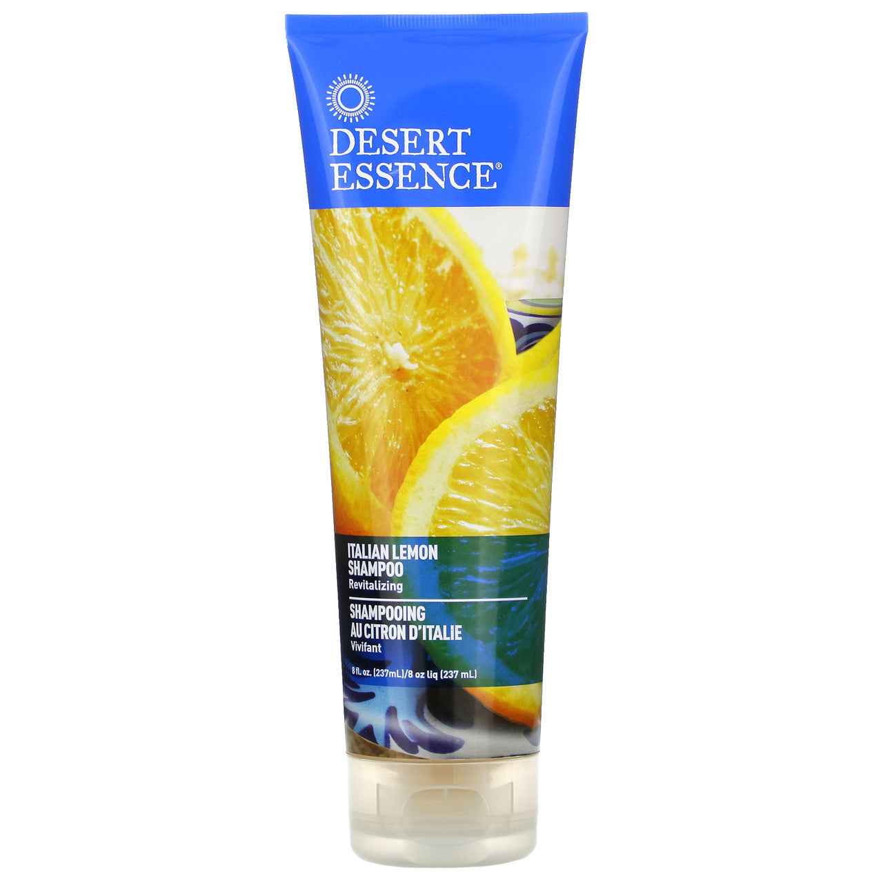 Desert Essence Italian Lemon Shampoo 8 Oz Deep Clean Invigorating Formula