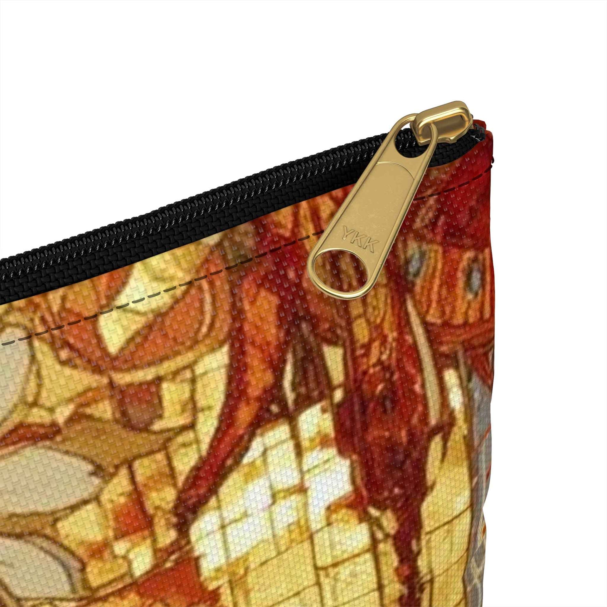 Bohemian Floral Accessory Pouch – Perfect for Travel and Organizing