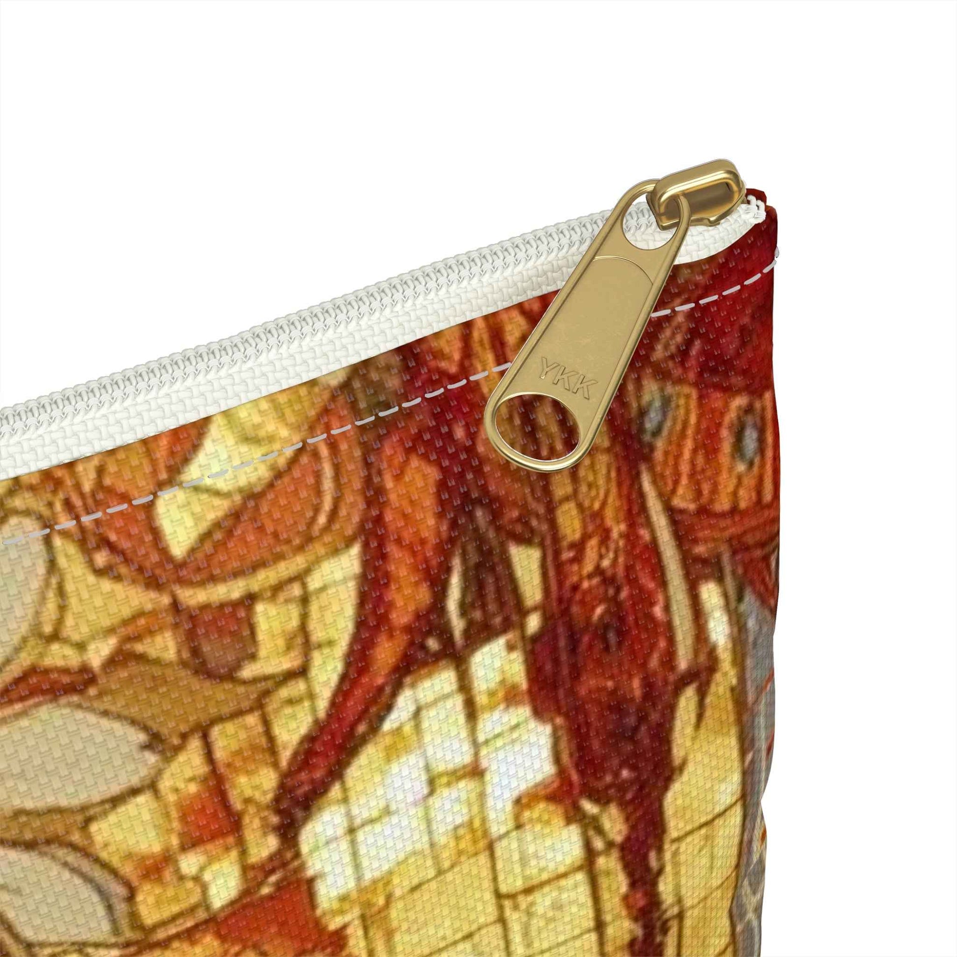 Bohemian Floral Accessory Pouch – Perfect for Travel and Organizing