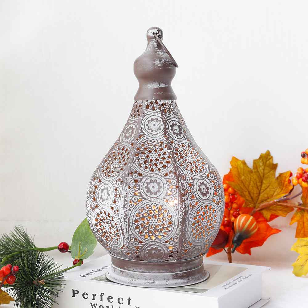11.5'' Tall Moroccan Battery Powered Table Lamp