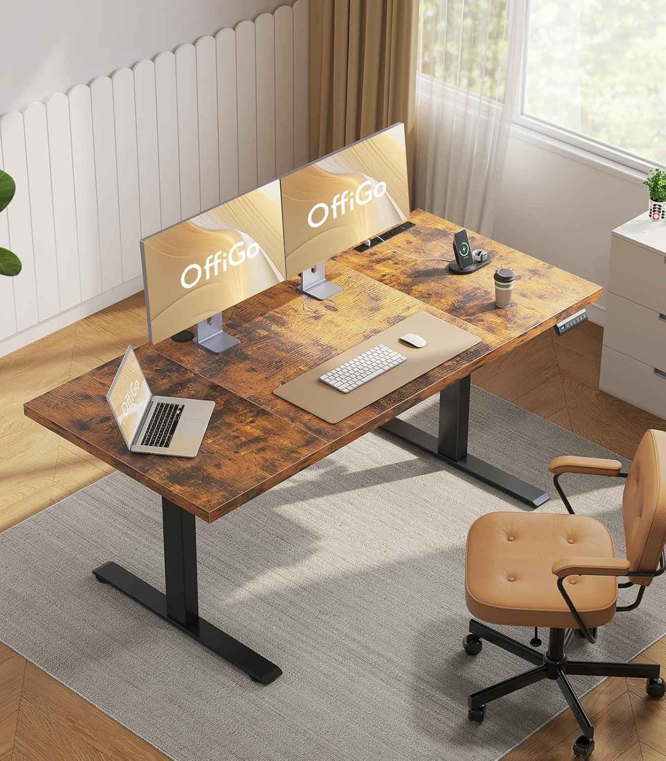 Electric Standing Desk 71 Inch Height Adjustability
