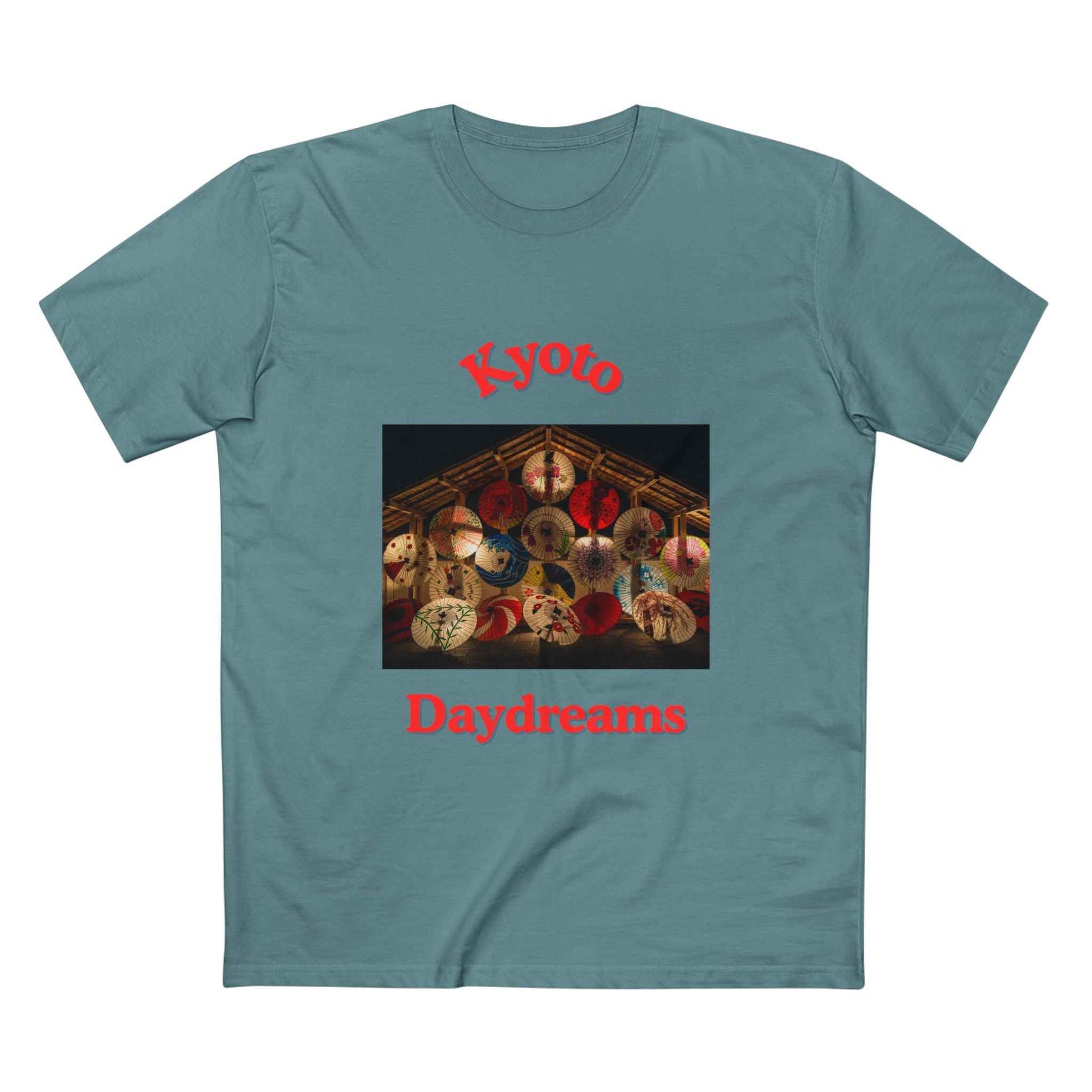 Kyoto Daydreams Vintage Japanese Umbrella Photo Tee Soft Cotton