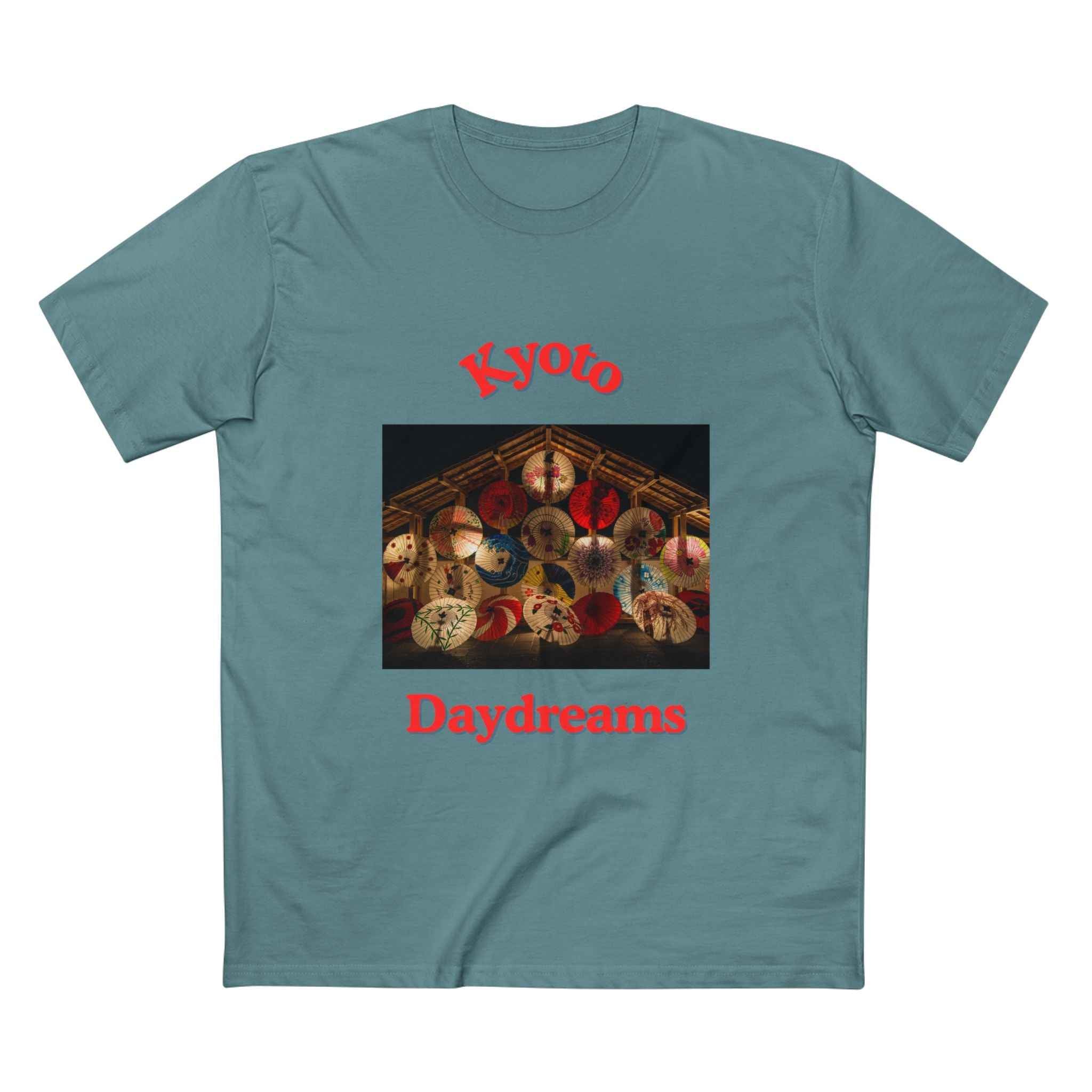 Kyoto Daydreams Vintage Japanese Umbrella Photo Tee Soft Cotton