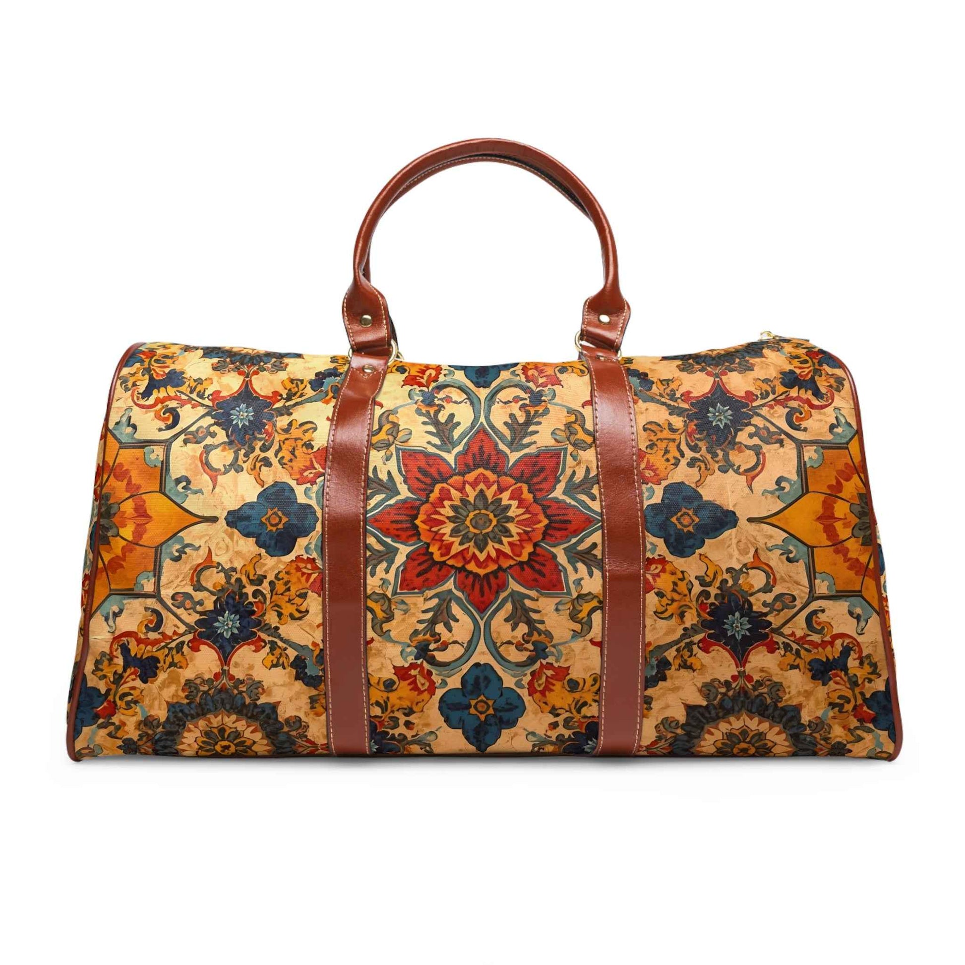 Colorful Waterproof Travel Bag – Boho Weekender Duffle