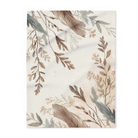 Cozy Arctic Fleece Blanket Floral Throw Boho Style Gift - Rosetta Creative Boutique