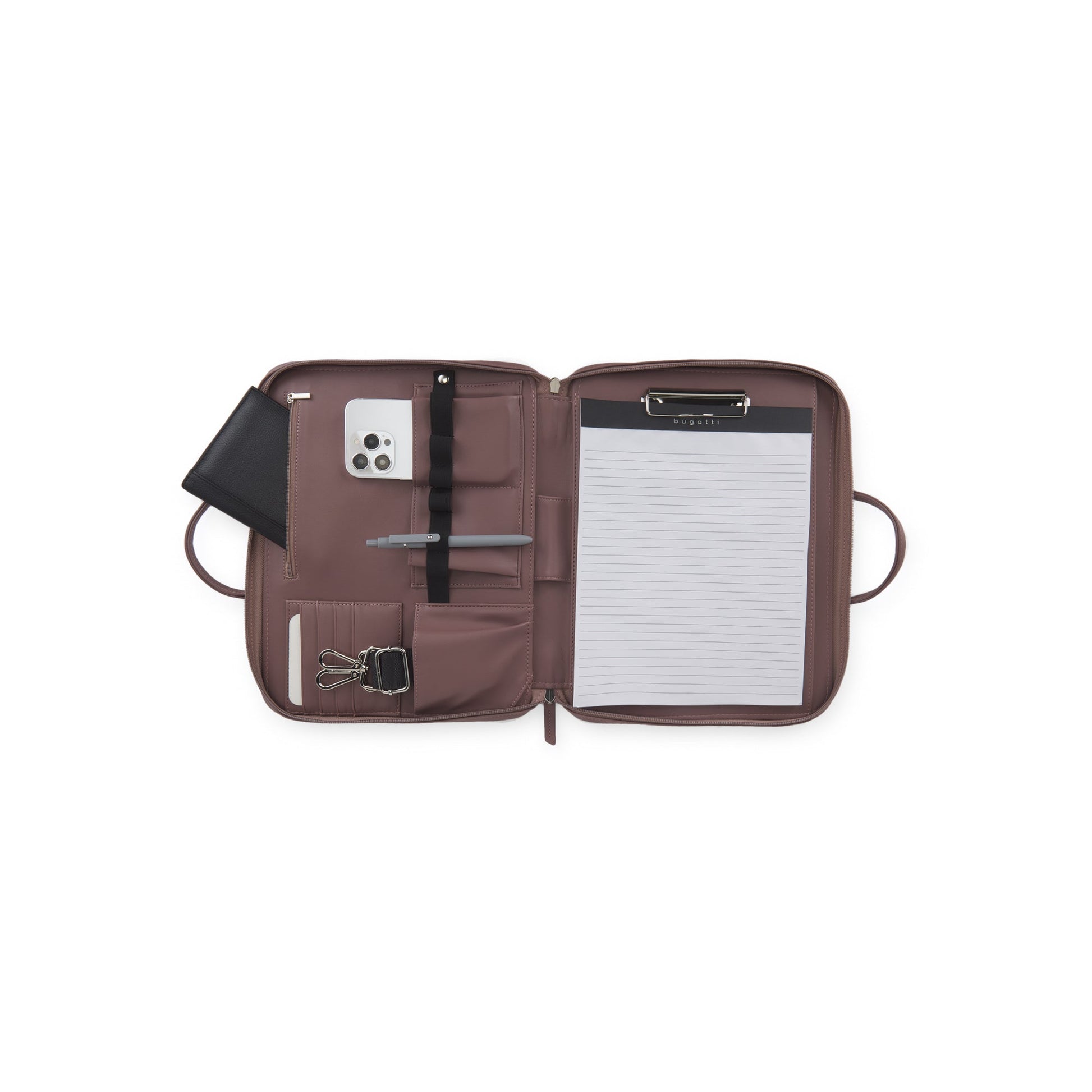 Bugatti Travel Pure Women Writing Case Vegan Leather - Rosetta Creative Boutique
