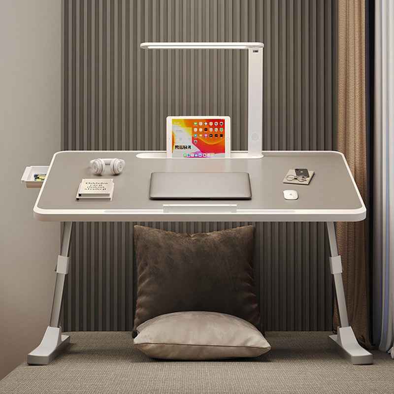 Adjustable Foldable Laptop Bed Desk with Lamp & USB