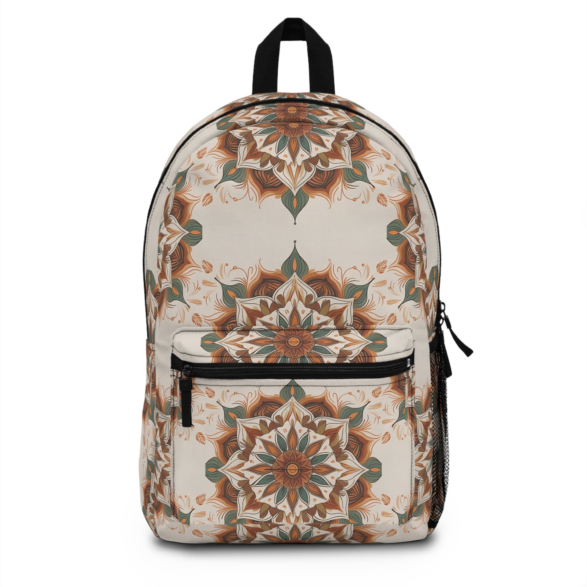 Boho Chic Backpack by Rosetta Creative Boutique - Stylish Carryall for School, Travel, Gifts, Festivals, Art Lovers, Eco-Friendly Design - Rosetta Creative Boutique