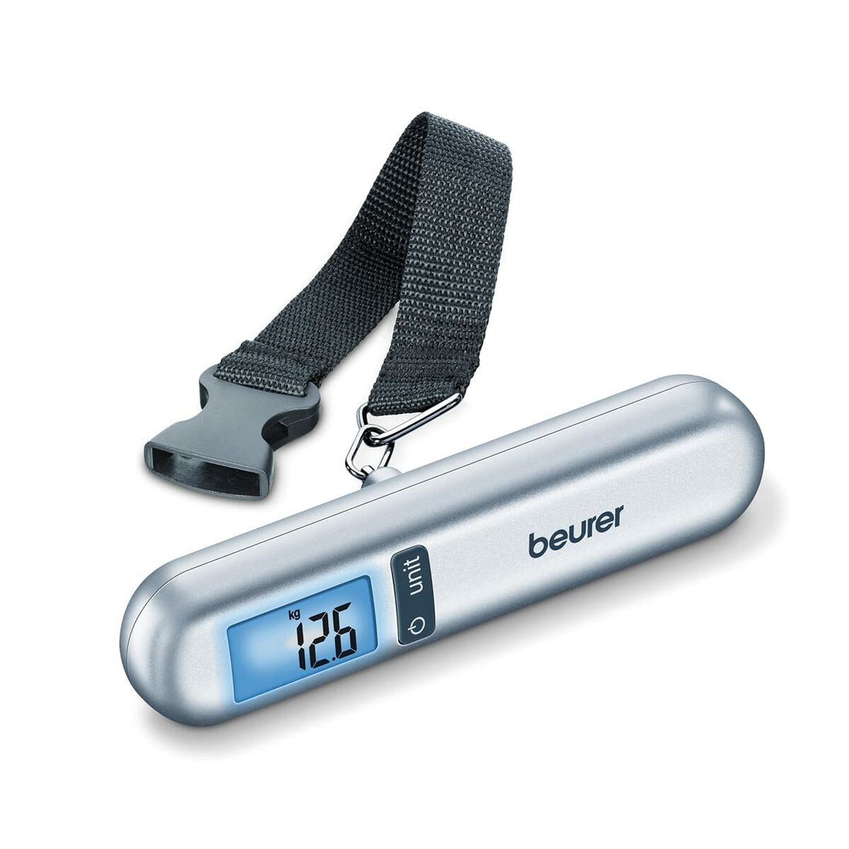Beurer LS06 Digital Luggage Scale With LCD Display Silver - Rosetta Creative Boutique
