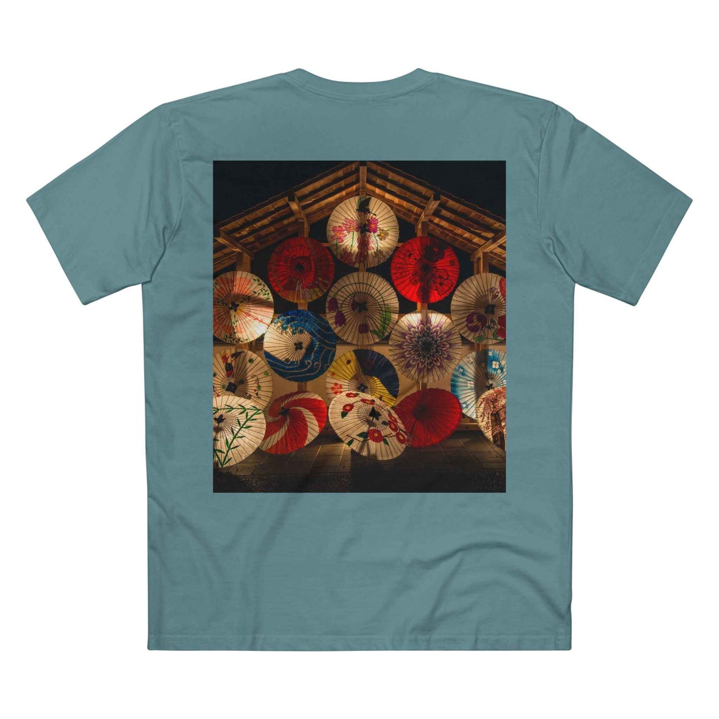 Kyoto Daydreams Vintage Japanese Umbrella Photo Tee Soft Cotton