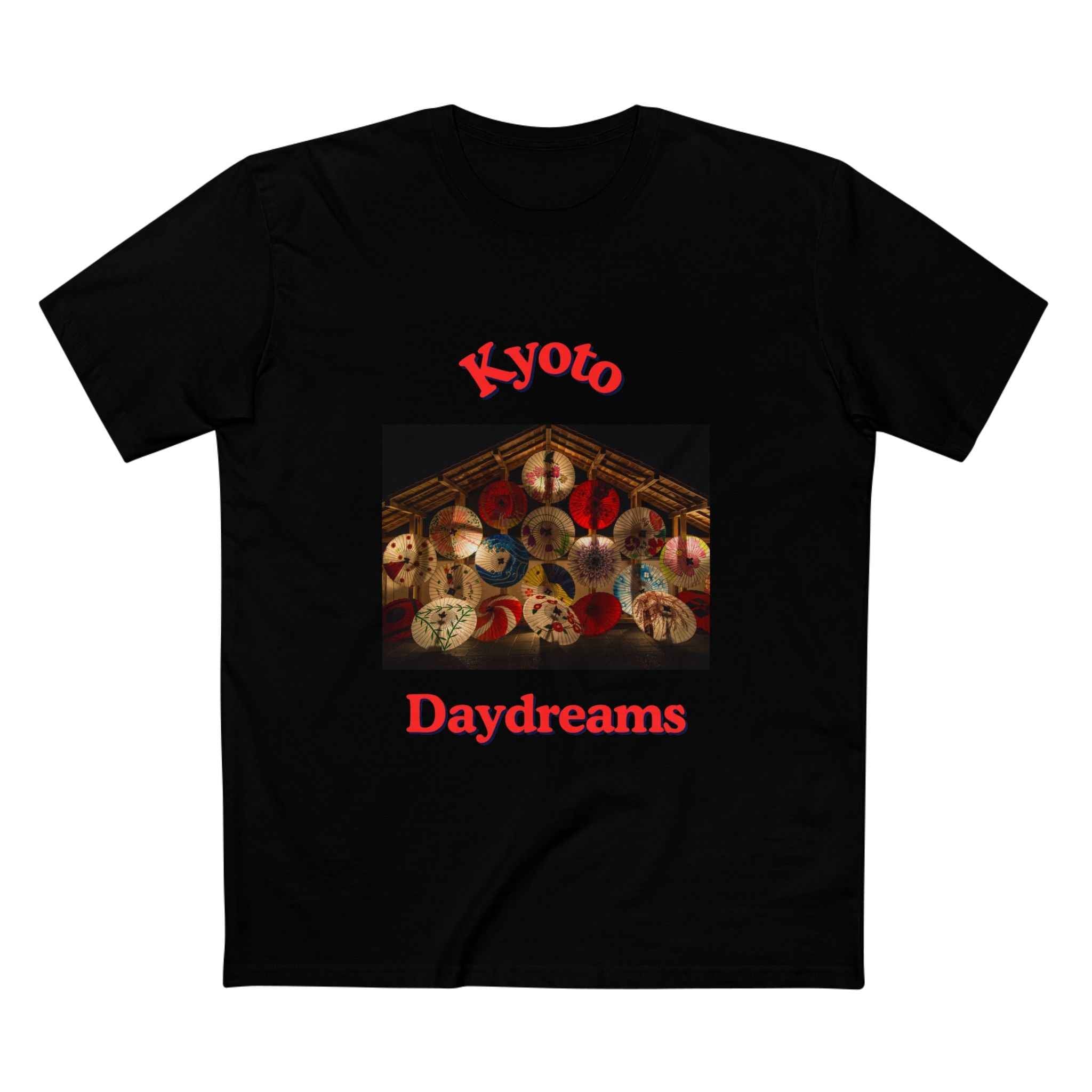 Kyoto Daydreams Vintage Japanese Umbrella Photo Tee Soft Cotton