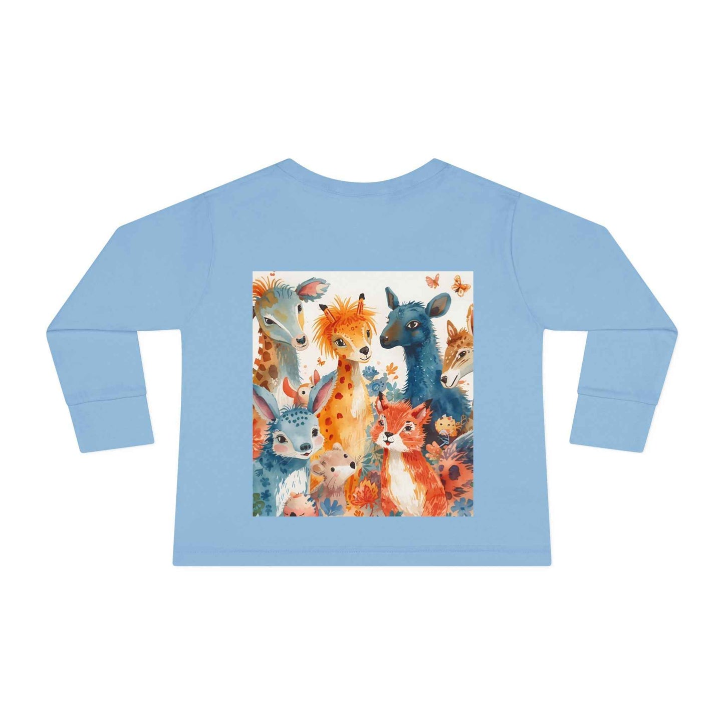 Cute Animal Friends Toddler Long Sleeve Tee