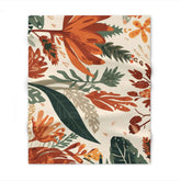Cozy Floral Throw Blanket by Rosetta Creative Boutique, Autumn Decor, Boho Home, Gift for Her, Sofa Accent, Snuggle Up, Fall Vibes, Cozy Gift - Rosetta Creative Boutique