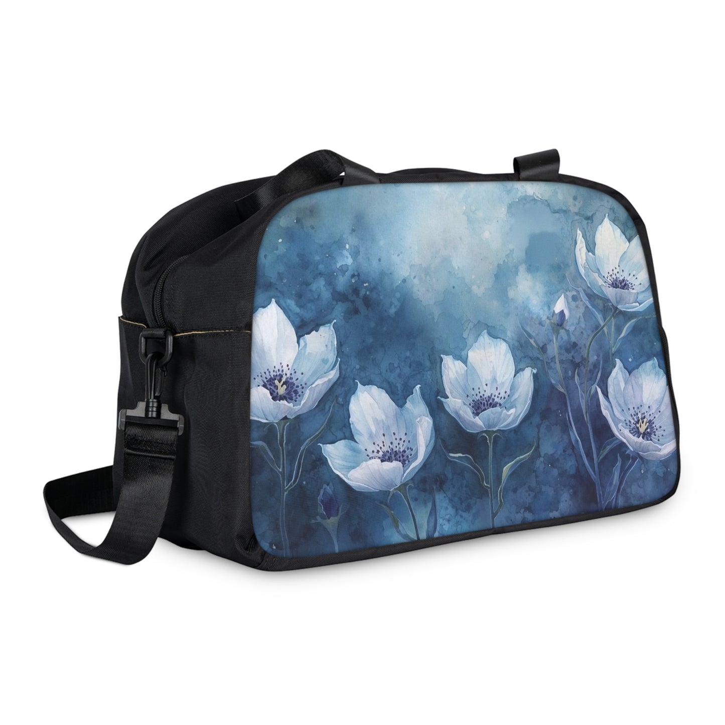 Fitness Floral Handbag Gym Tote For Workout Travel Gear - Rosetta Creative Boutique