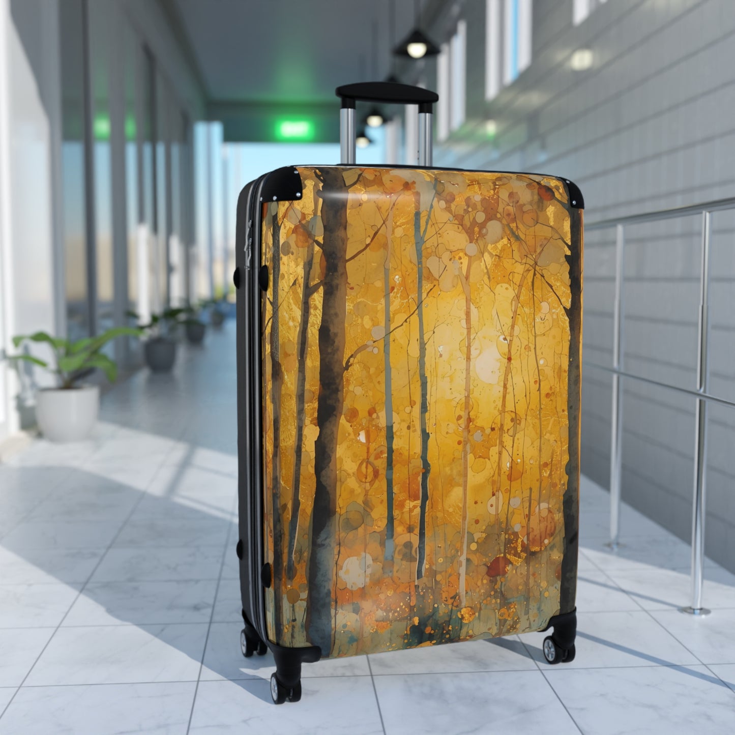 Golden Forest Suitcase Rosetta Creative Boutique Luggage - Rosetta Creative Boutique