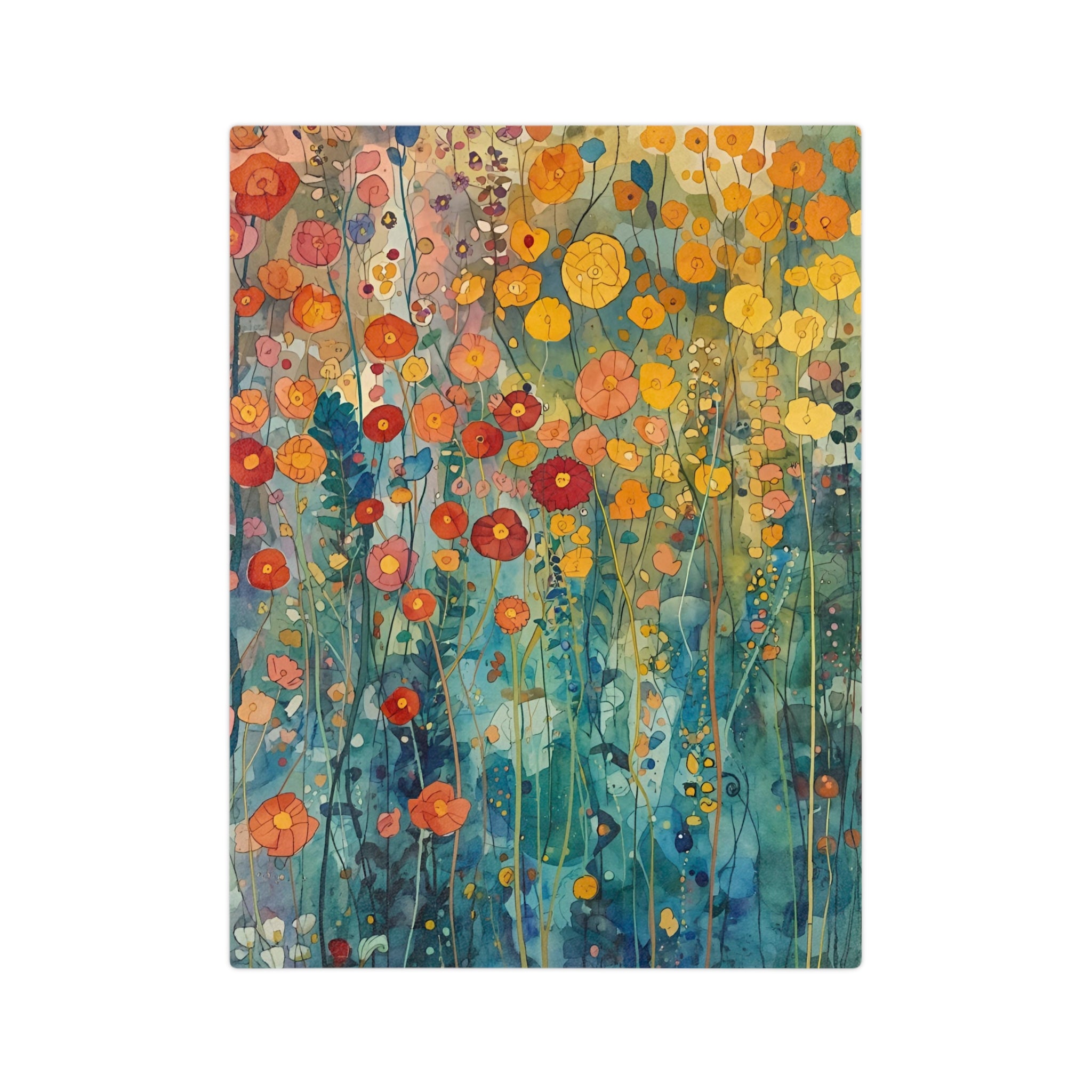 Vibrant Floral Microfiber Blanket - Exclusively at Rosetta Creative Boutique, Cozy Home Decor, Perfect for Picnics, Gifts, Boho Style, Unique Throw, All Seasons - Rosetta Creative Boutique