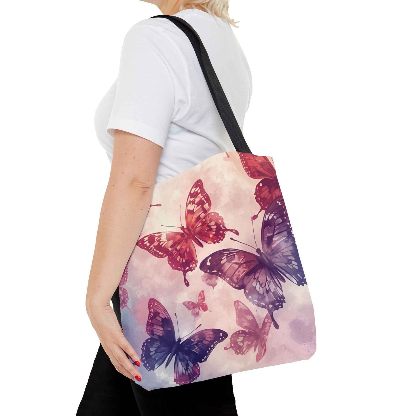 Butterfly Pattern Tote Bag - Stylish Eco-Friendly Canvas Bag