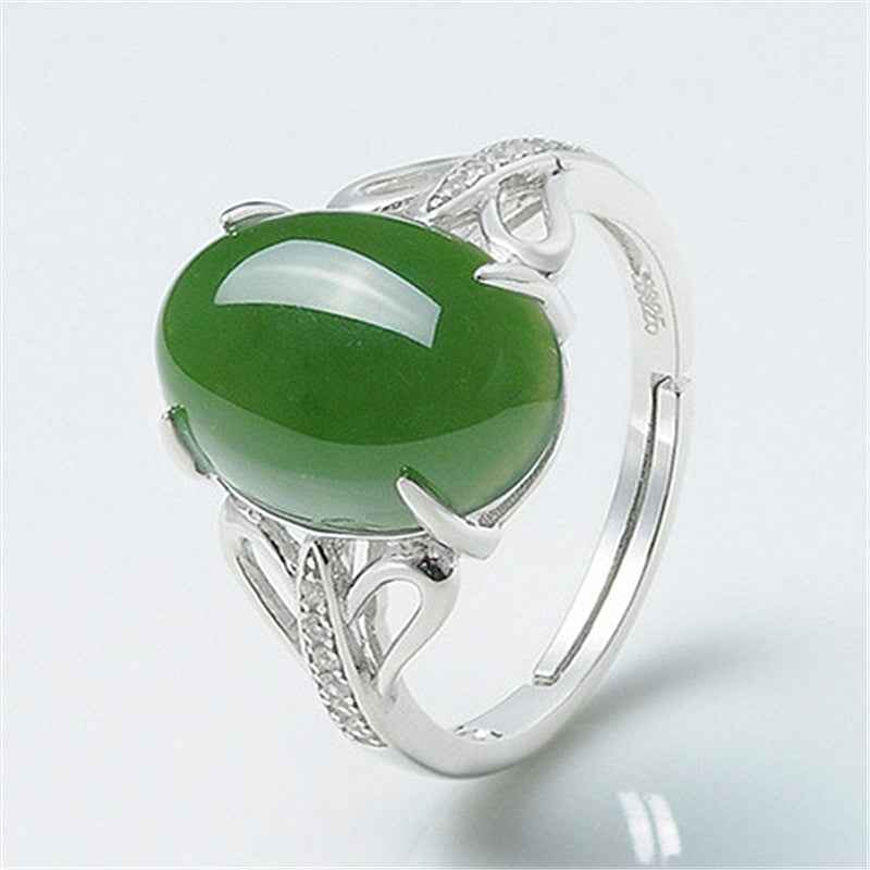 Green Agate Ring