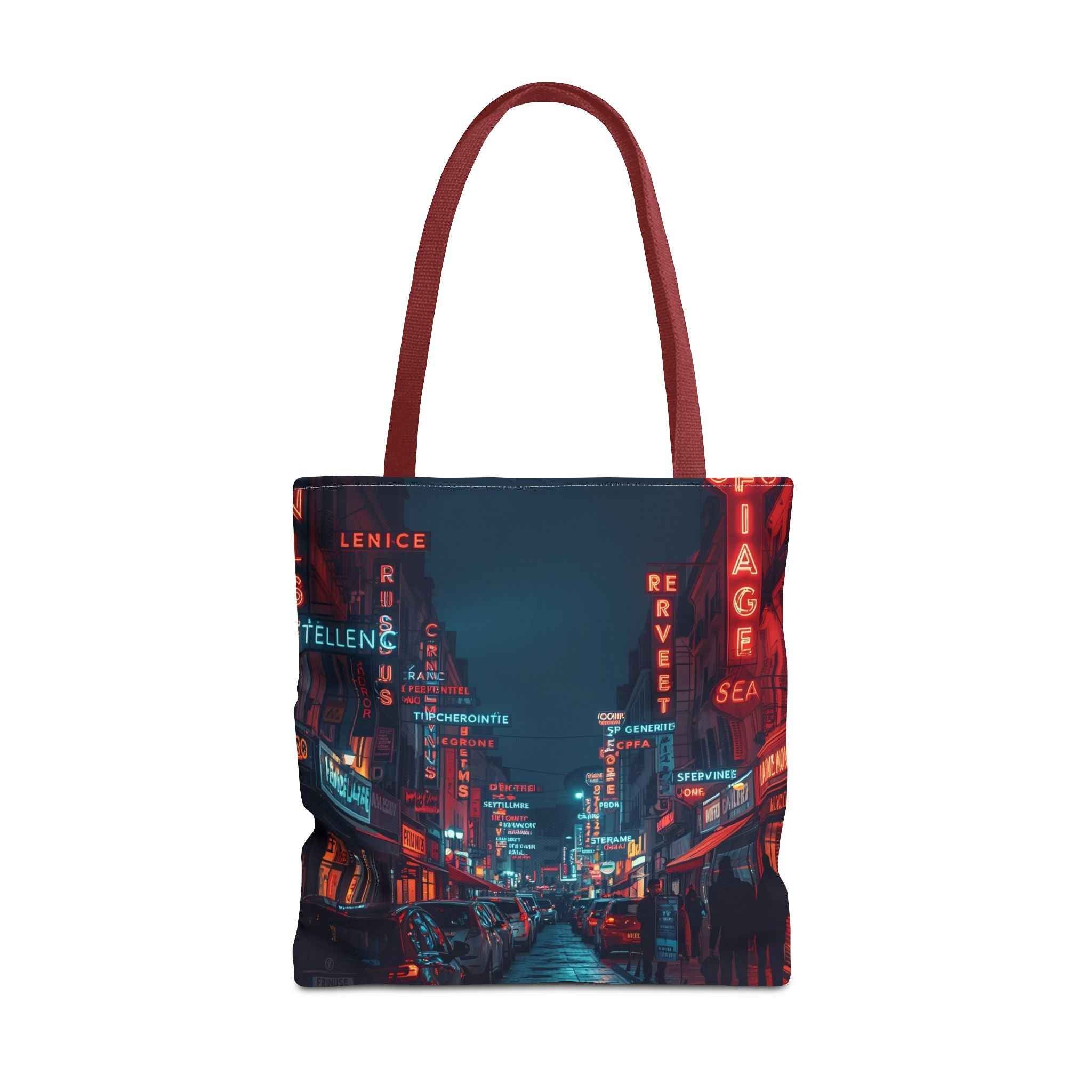 Urban Nightlife in France Tote Bag - Stylish and Versatile for Everyday Use