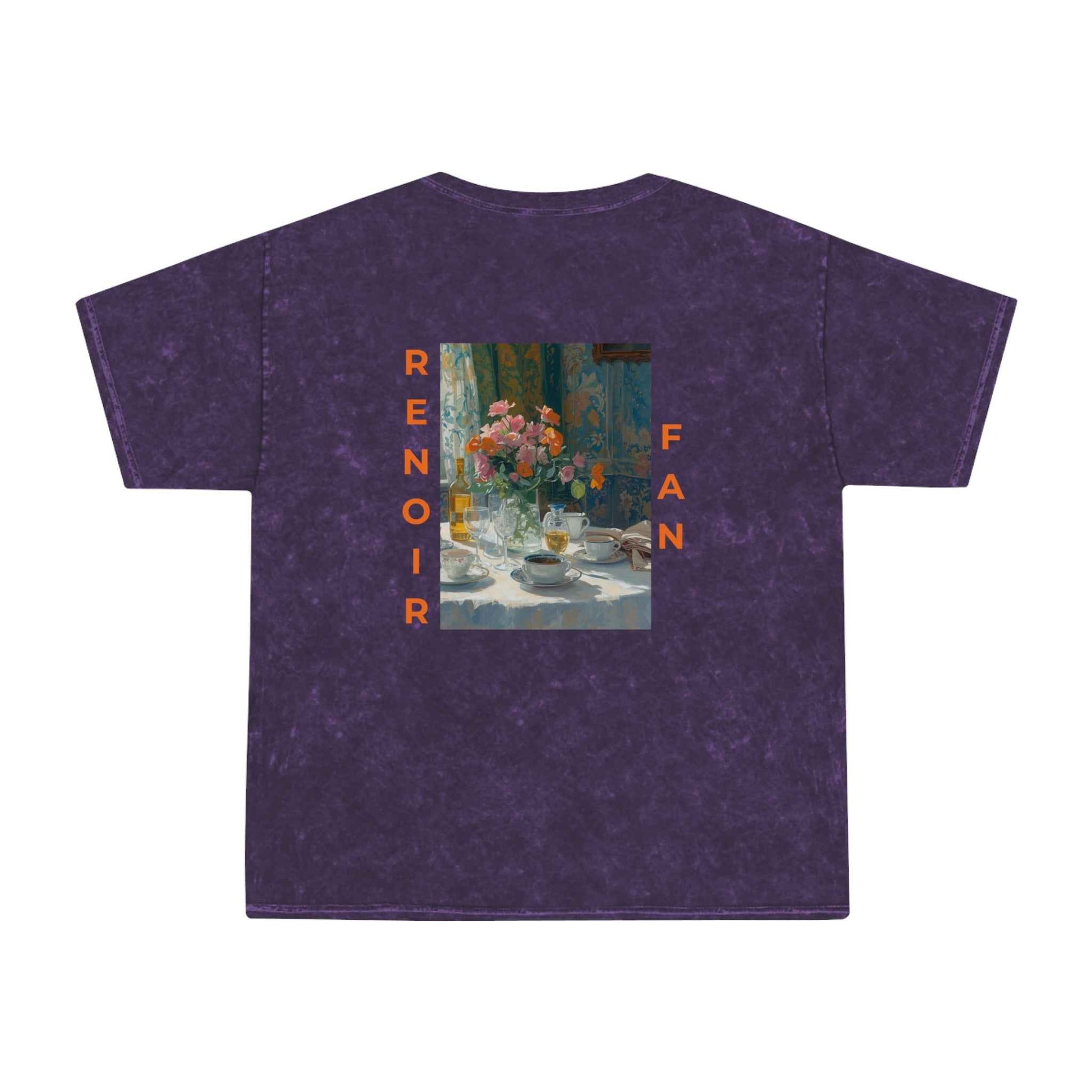 Renoir Floral Still Life Tee Vintage Mineral Wash Cotton