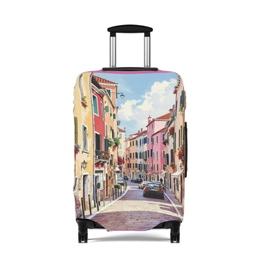Vibrant Venice Luggage Cover - Stylish Suitcase Protector for Travel Lovers and Personalized Gifts for Wanderlust - Rosetta Creative Boutique