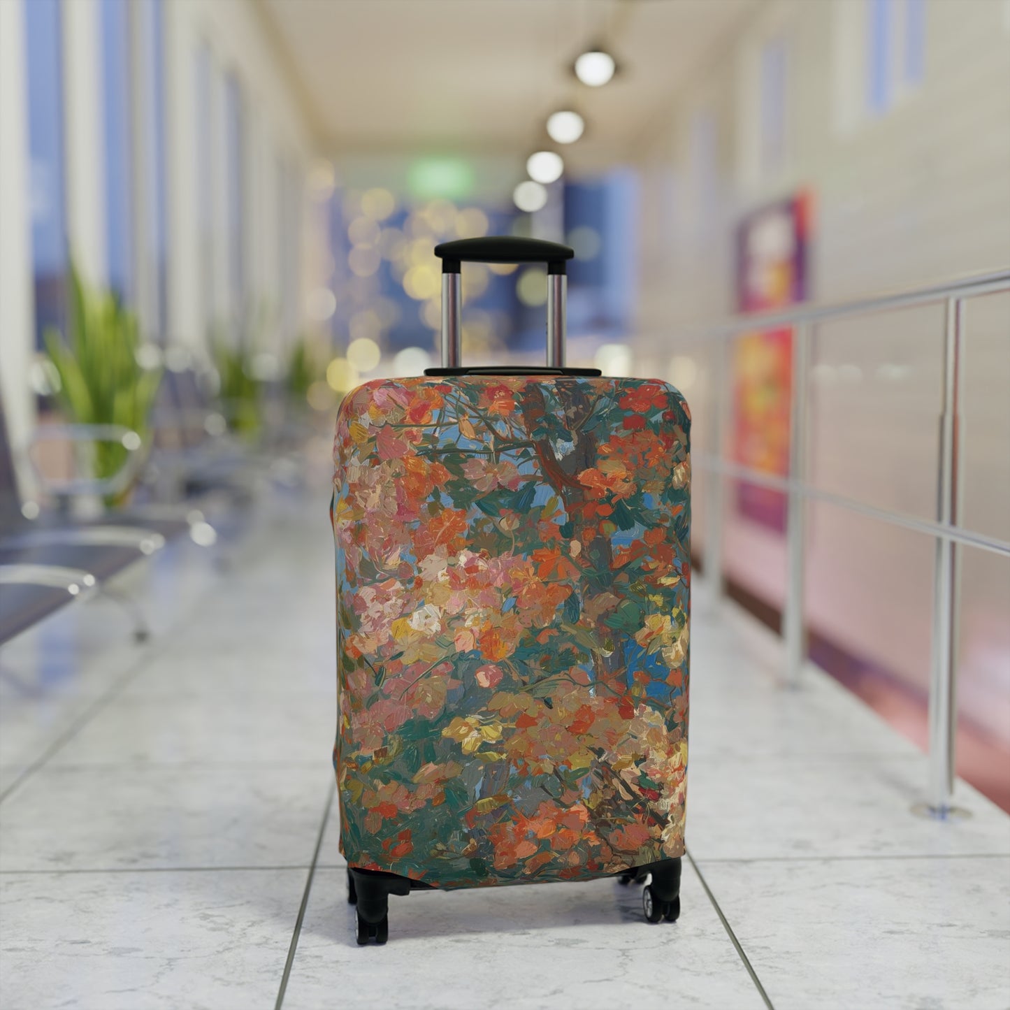 Floral Impressionist Luggage Cover